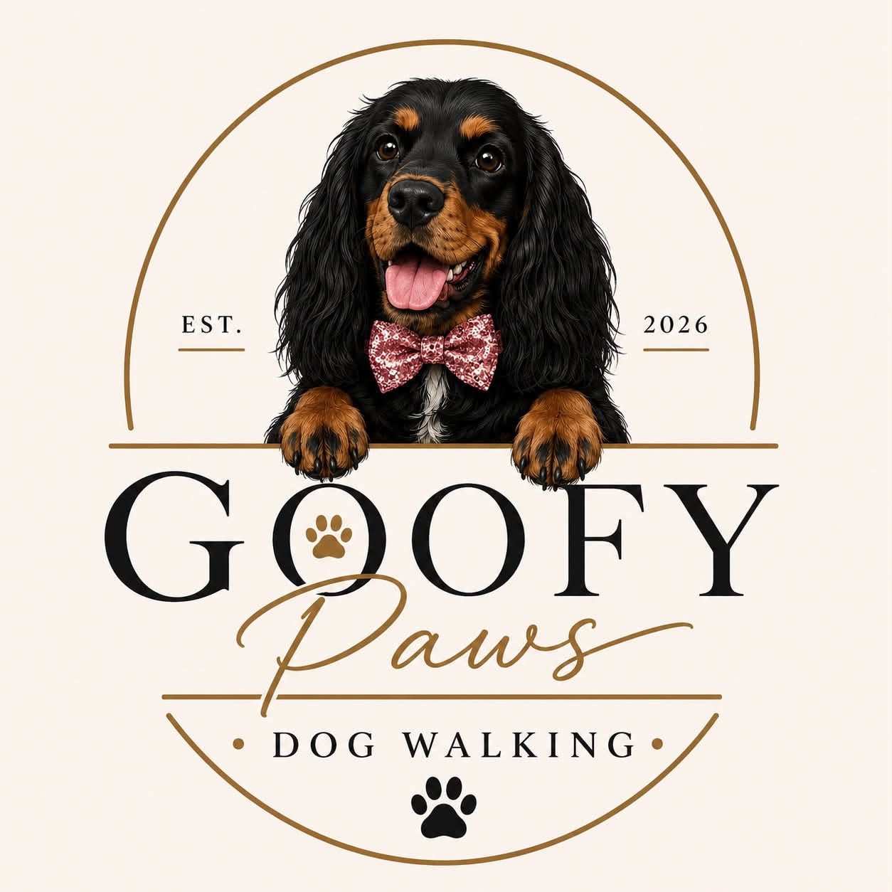 Goofy Paws Dog Walking logo